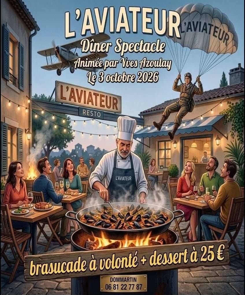 L'Aviateur - restaurant DOMMARTIN - restaurant a faire DOMMARTIN